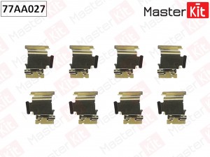 Комплект установочный дисковых колодок FORD MONDEO 00-, TOYOTA AVENSIS 03-, VW G 77AA027 MASTER KIT