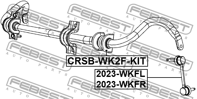 JEEP GRAND CHEROKEE (2010>) 2023-WKFL FEBEST