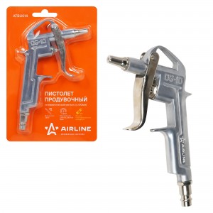 Пистолет продувочный с насадкой  20мм (металл) /AIRLINE/ ATBU014 AIRLINE