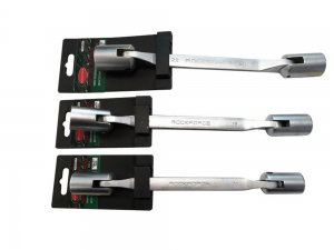 Ключ торцевой прямой 10х11мм шарнирный на пластиковом держателе ROCKFORCE RF7521011 ROCK FORCE