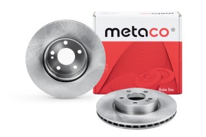 Диск тормозной передний вентилируемый 3050448 3050448 METACO