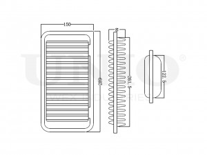 Фильтр воздушный FLT-10141 UNIO