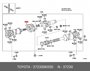 ПОДШИПНИК 37230-0K050 37230-0K050 TOYOTA