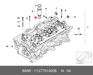 BMW 1-СЕРИЯ/3-СЕРИЯ/X3/Z4 11 37 7 514 008 BMW