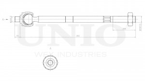 Тяга рулевая SSP-30074 UNIO