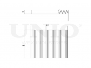 Фильтр салонный FLT-40040 UNIO