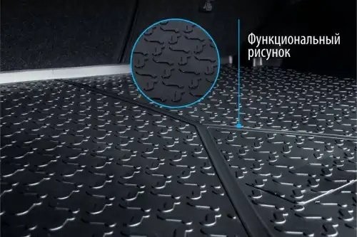 коврик багажника!полиуретан\Nissan Terrano III (полный привод) 14-17 17> 14108004 RIVAL