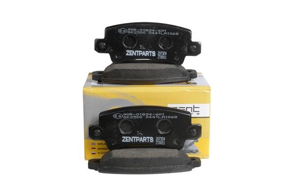 колодки дисковые задние!Toyota Corolla 1.4i/1.6/2.0D 01>диск15''/Verso 1.8WTi/2. Z07324 ZENTPARTS