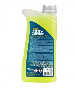 Антифриз MANNOL Advanced AG13+ -40 С желтый 1 кг MN4014-1 MANNOL