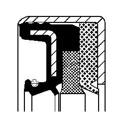 Сальник 12012566B CORTECO