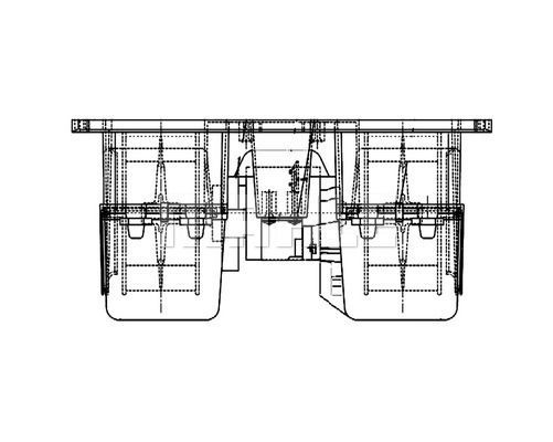 Мотор вентилятора отопителя кабины Volvo FH/FM FH 12 NEW AB 31 000P MAHLE KNECHT