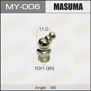 Масленка угловая 45 градусов М10х1 MASUMA MY-006 MASUMA