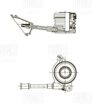 Муфта выключения сцепления гидравлическая CT 123 TRIALLI