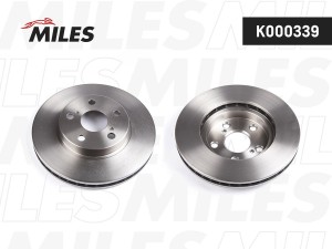 Диск тормозной передний TOYOTA Allion/Caldina/Corona/Carina E/ LC100/Premio/Priu K000339 MILES