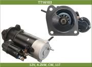 стартер! 12V 4.2kW CW 11t\ JCB 444 TC-55 TT16103 TESLA TECHNICS