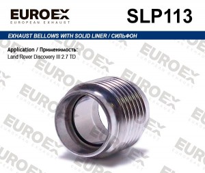 сильфон перепускной трубы!\ Land Rover Discovery III 2.7 TD SLP113 EUROEX