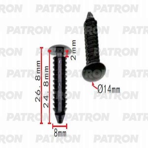 КРЕПЛЕНИЕ БАМПЕРА BMW E21/E30/E36/E46 P370170 PATRON