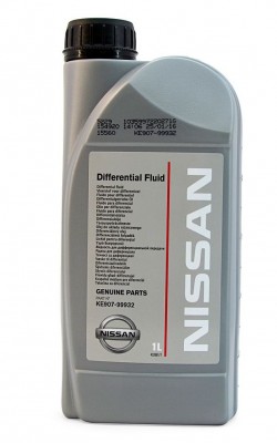 Масло трансмиссионное NISSAN Differential Oil 1л 80W-90 (KE907-99932) KE907-9993 KE907-99932-R NISSAN