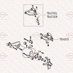 Опора шаровая верхняя L/R MITSUBISHI L200/Pajero 90- TEA1025 TEA1025 TATSUMI