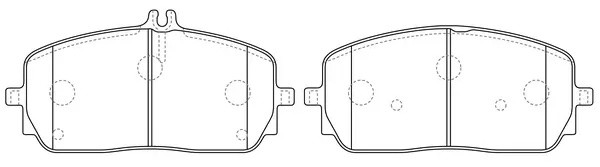 Колодки тормозные MERCEDES-BENZ A 180 04.18-, MERCEDES-BENZ B 200 12.18-, MERCED BP31048 SB NAGAMOCHI