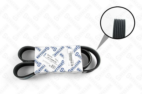 ремень! поликлиновой 7PK1040\ Nissan Note/Micra 1.6 05> 07-11040-SX STELLOX
