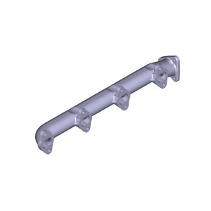 Коллектор ЯМЗ-238 выпускной левый АВТОДИЗЕЛЬ 238-1008023 YAMZ