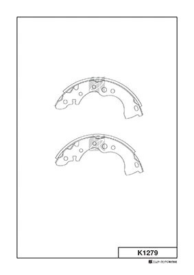Колодки тормозные барабанные Nissan Almera Classic 06- K1279 K1279 MK KASHIYAMA