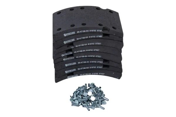 накладки торм.STD !4719D Premium 419x127(10отв.80 L9)\Front Eaton 16.5x5' 8547190SX STELLOX