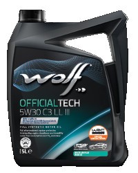 WOLF OFFICIALTECH 5W30 C3 LL III 5L 1048181 WOLF