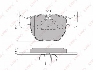 BMW 5-E39/7-38 ATE BD-1401 LYNXAUTO