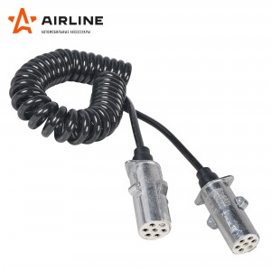 Кабель электрический прицепа S-type 6+1-полюсный L=4500мм металлические штекеры  ATE14 AIRLINE