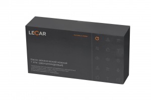 Насос подкачки шин ножной 7 Атм (двухцилиндровый) LECAR000020706 LECAR
