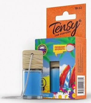 ароматизатор! TENSY (TB-12) подвесной, жидкость, бутылочка 'Водопад'\ TB12 TENSY