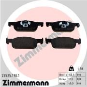 колодки дисковые !перед. 155x49x17 \ Renault Clio IV, Dacia Logan II/Sandero II  225251701 ZIMMERMANN