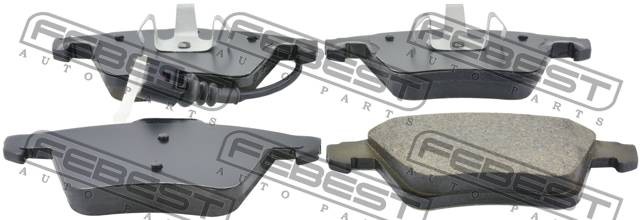 Колодки передние VW TRANSPORTER/MULTIVAN T5 2003-2015 2301-T5F 2301-T5F FEBEST