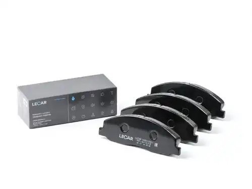 Колодка тормозная передняя ГАЗель Next (к-т 4 шт) LECAR026010501 LECAR