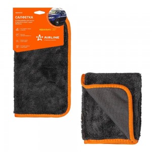 Салфетка из микрофибры (30х30) AIRLINE серая ABDN008 AIRLINE