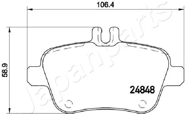 MERCEDES BENZ A140/160 W176 (2012>) PP0501AF JAPAN PARTS GROUP