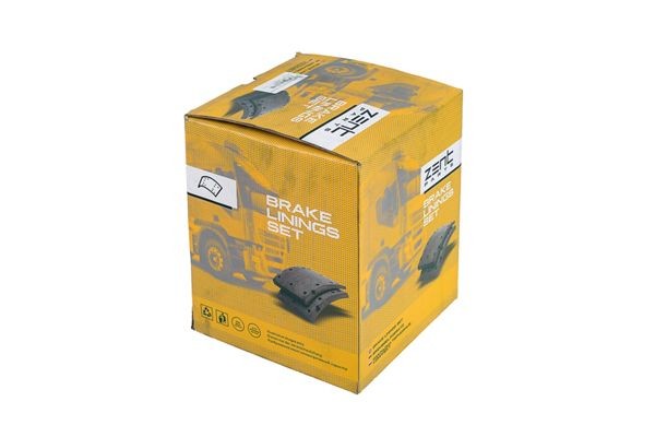 накладки торм. 2-рем! 19496 19.0 (410x223)(БЕЗ ЗАКЛ.94059 8x18 64)с увел.ресур M Z10724 ZENTPARTS