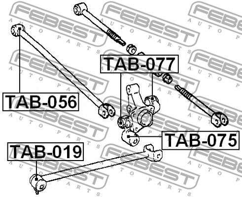 Сайлентблок TAB-077 TAB-077 FEBEST