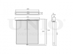 Фильтр салонный угольный FLT-40132C UNIO