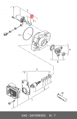 TRANSPORTER T5 (2003>) 0AY 598 305 VAG