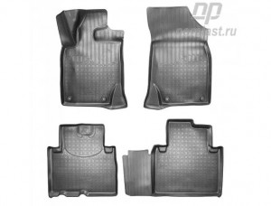 Коврик салона GEELY Atlas (18-) полиуретан черный (4 предм.) NORPLAST NPA11-C24-020 NORPLAST