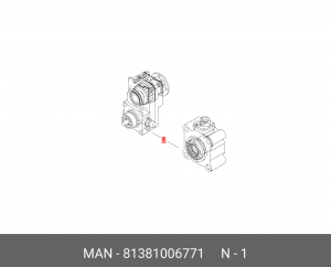 Коробка отбора мощности NH/1C MAN 81381006771 MAN