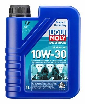 Масло моторное синтетическое НС-для лодок Marine 4T Motor Oil 10W-30 SL 1л 25022 25022 LIQUI MOLY