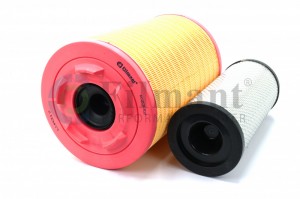 K2332 Фильтр воздушный комплект (основной+вставка) для FAW J6L, DAYUN X60 X120 K2332 FILMANT