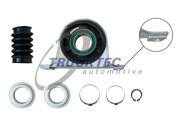 подшипник подвесной! в сборе с стопорн.кольцами и пыльником \MB Sprinter 02.34.029 TRUCKTEC