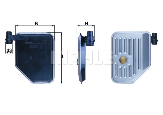 Фильтр АКПП HX156 MAHLE KNECHT