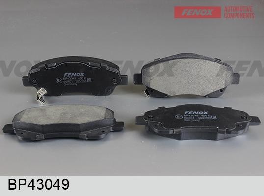 Колодки тормозные дисковые передние BP43049 FENOX