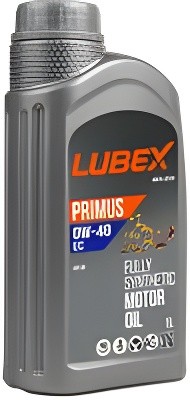 LUBEX PRIMUS EC 0W40 (1L) масло моторное! синт.\API SN L034-1299-1201 LUBEX